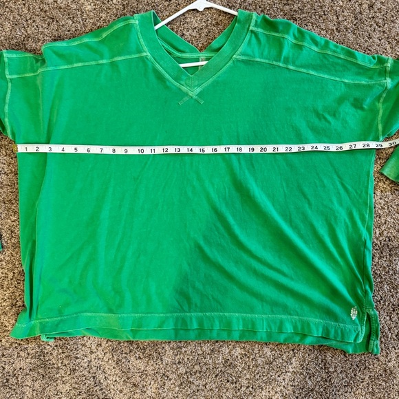 Free People FP Movement All Star Oversize T-Shirt. Kelly Green. Size Medium - Picture 8 of 9